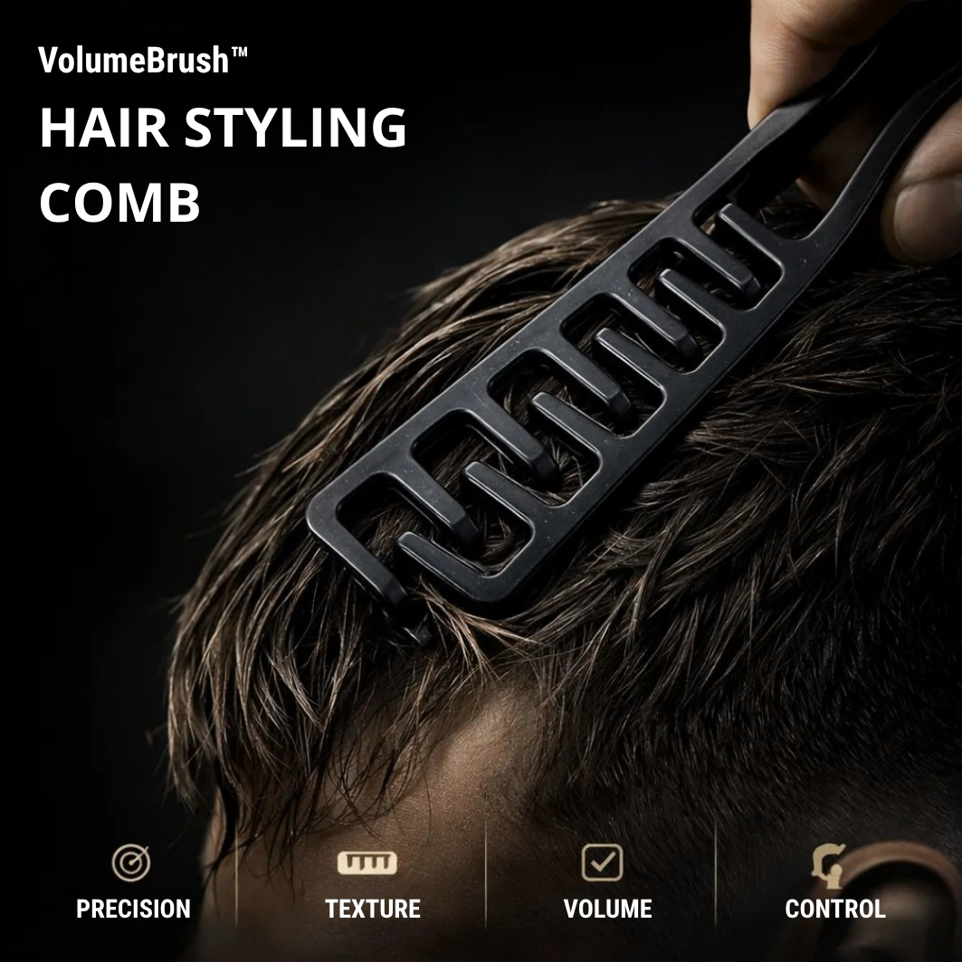 The VolumeBrush™ Hair Styling Comb for Instant Volume
